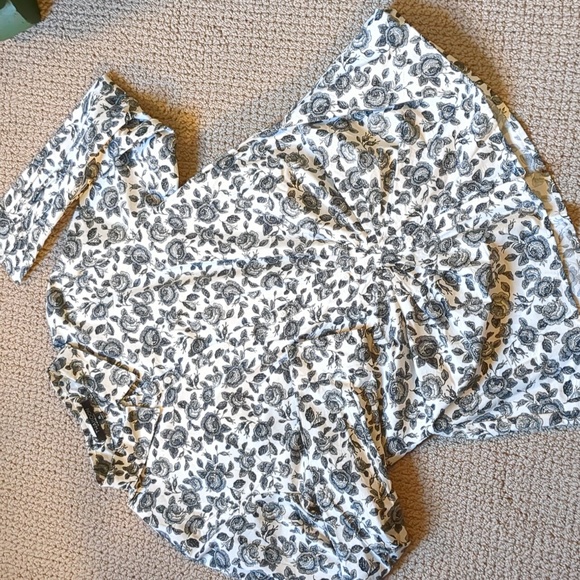 Thakoon Tops Thakoon For Design Nation Toile Floral Button Down Top